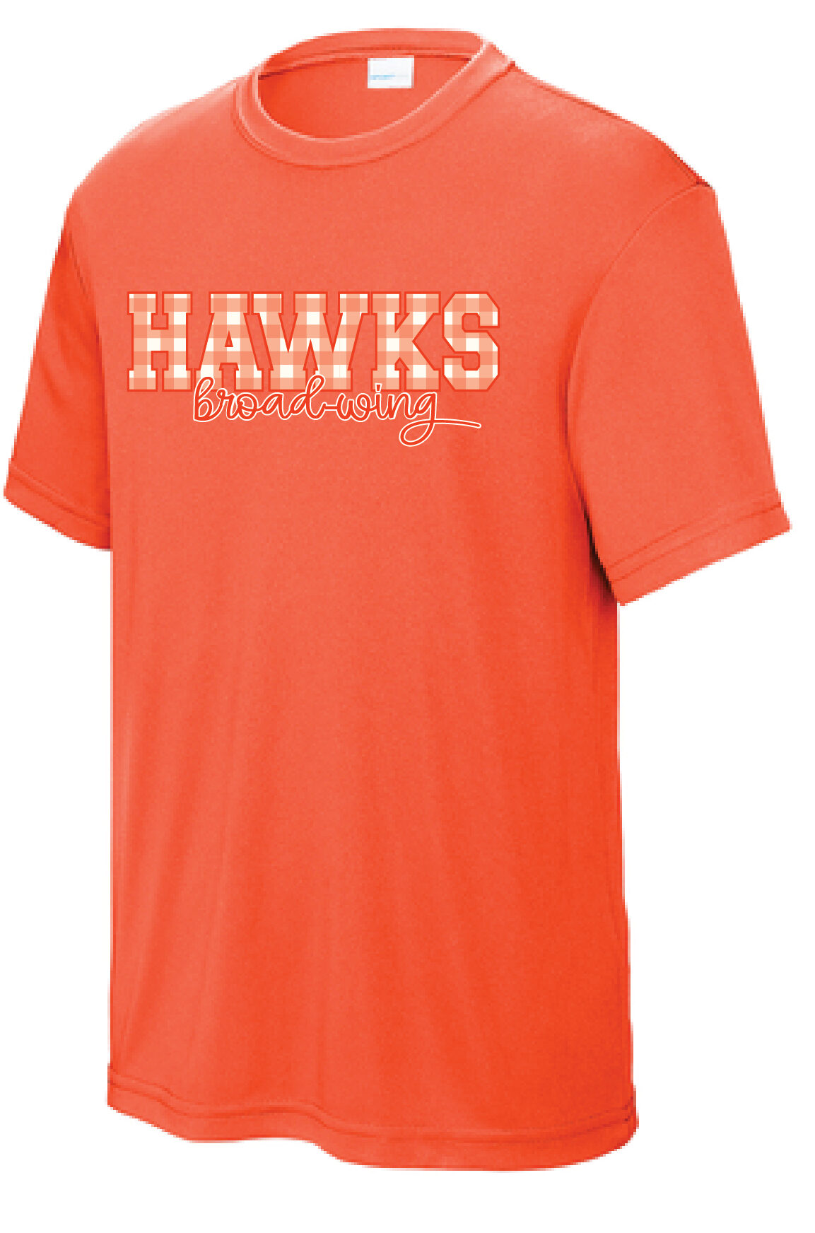 Creekside- Gingham HAWKS Dri-Fit Tee (5 Color Options)