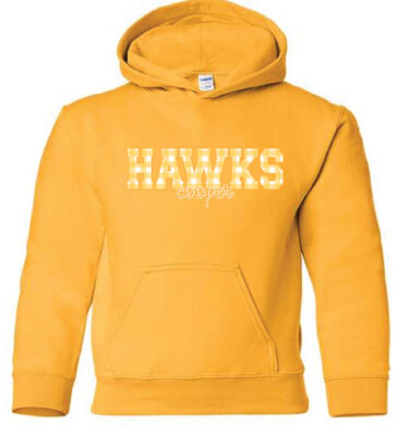 Creekside- Gingham HAWKS Hoodie (5 Color Options)