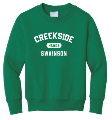 Creekside- Arched Creekside Crewneck Sweatshirt (4 Color Options)