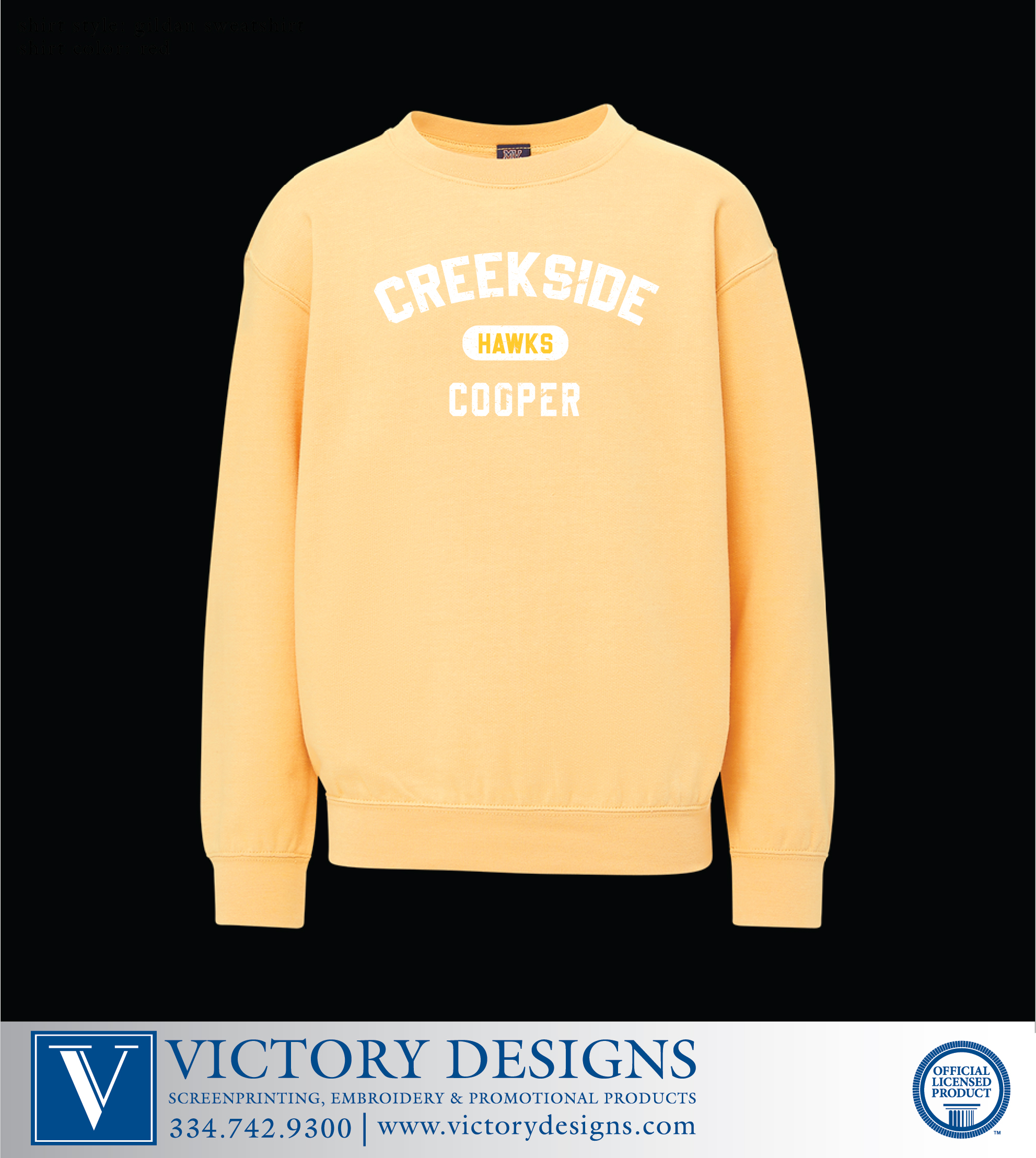 Creekside- Arched Creekside Crewneck Sweatshirt (5 Color Options) - Image 6