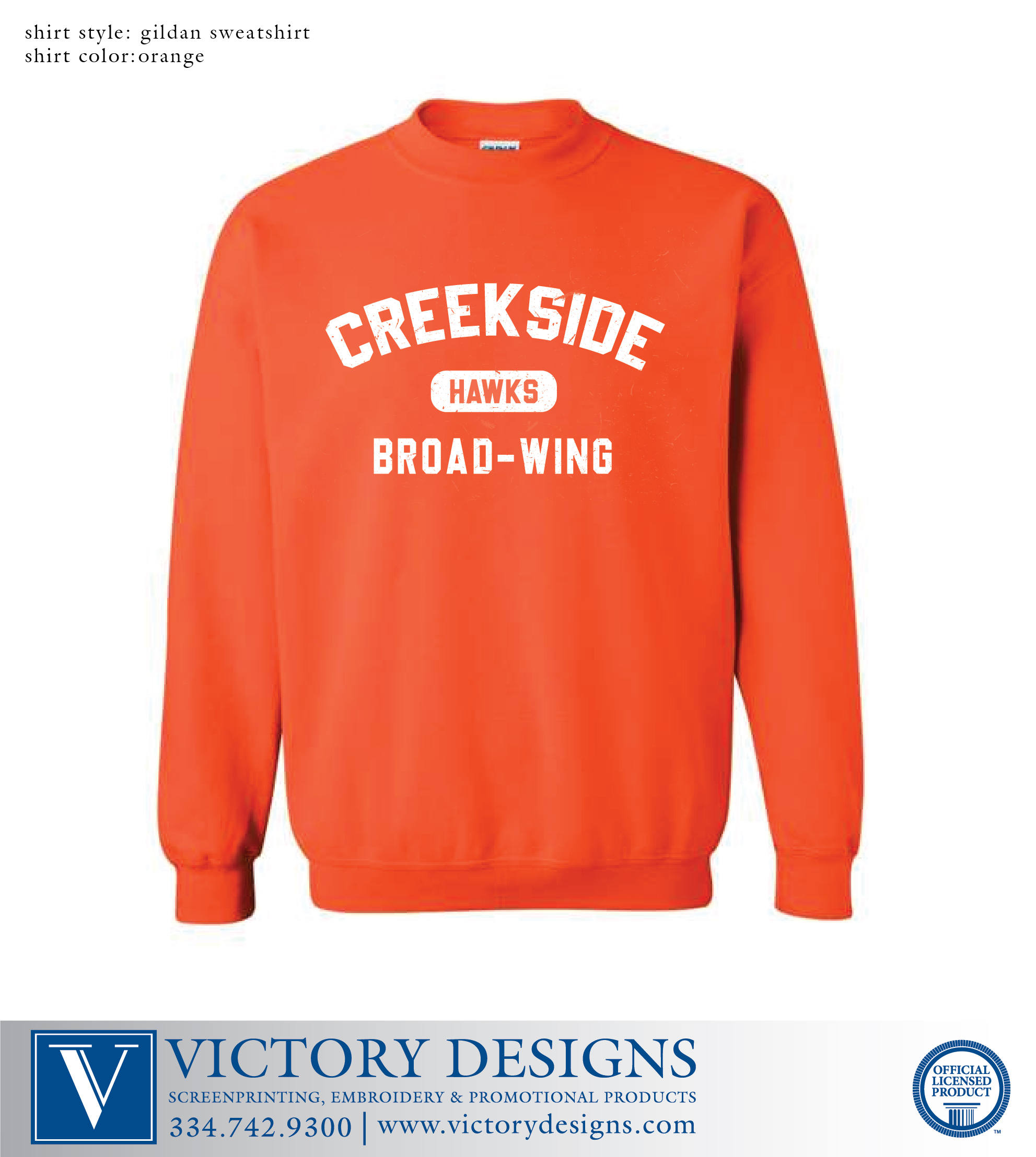 Creekside- Arched Creekside Crewneck Sweatshirt (4 Color Options) - Image 5