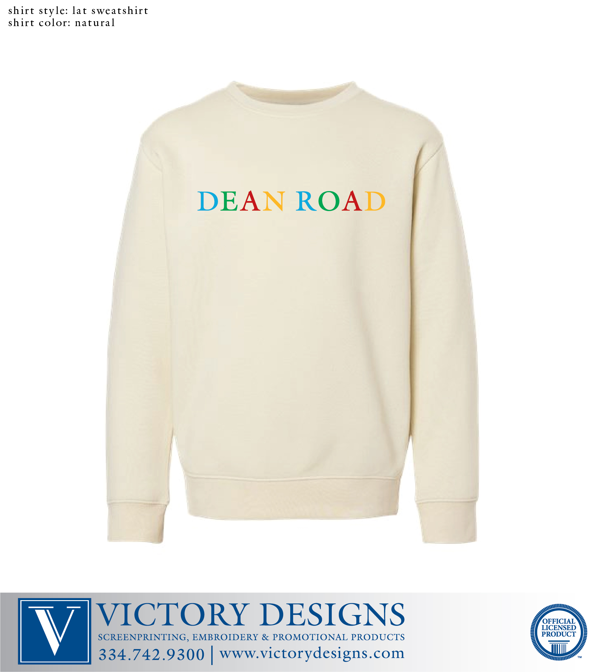 Dean Road - Multicolor Boys Seaside Design LAT Sweatshirt - Image 2