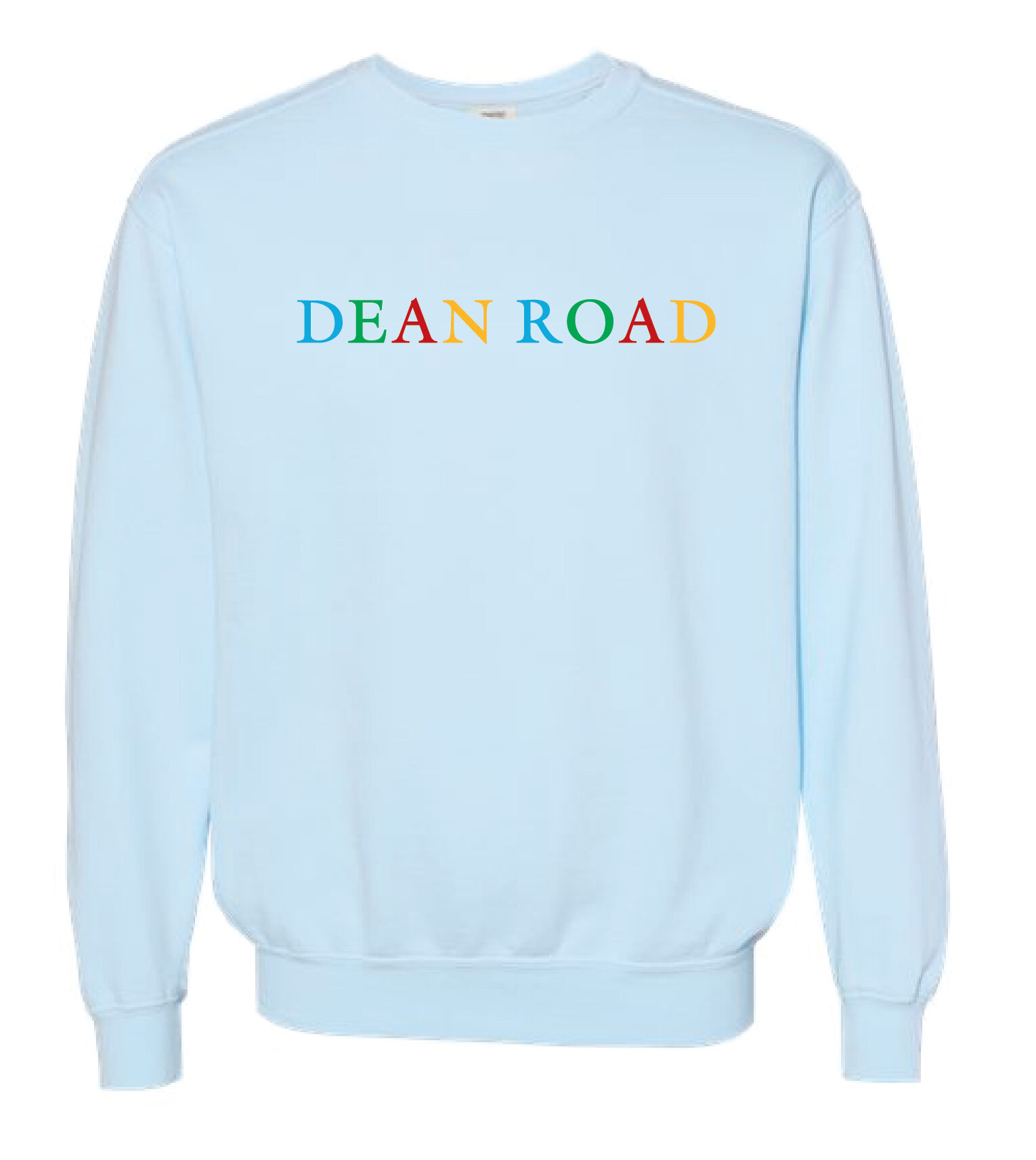 Dean Road - Multi-Color Boys Seaside Design Comfort Color Sweatshirt (Adult sizes only)