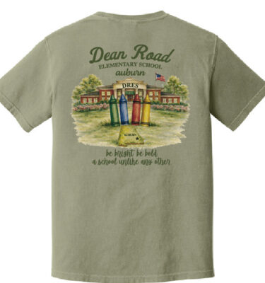 Dean Road- Water Color Design Sandstone Comfort Color T-Shirt (Adult Sizes Only)
