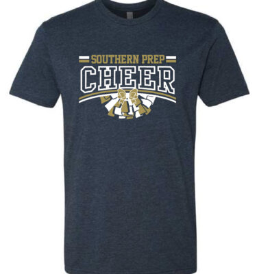 Southern Prep- Cheer Tees Design 2 (3 Color Options)