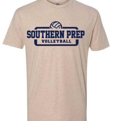 Southern Prep- Volleyball Tees Design 2 (3 Color Options)