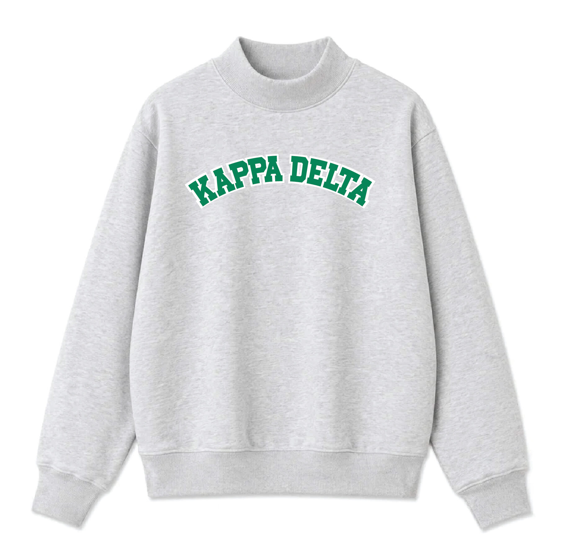 Kappa Delta Mock Neck Sweatshirt