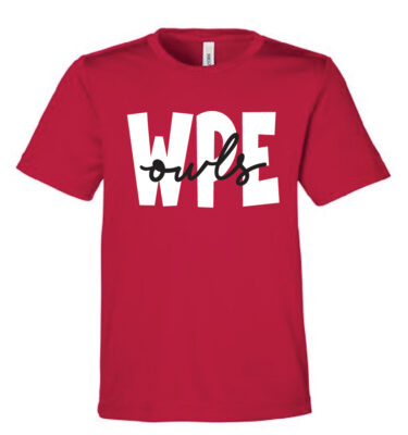 Woodland Pines Elementary- Red Owls Dri-Fit Tee
