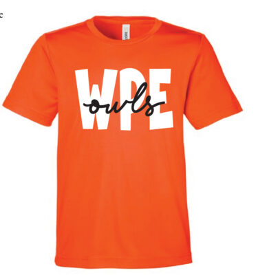 Woodland Pines Elementary- Orange Owls Dri-Fit Tee