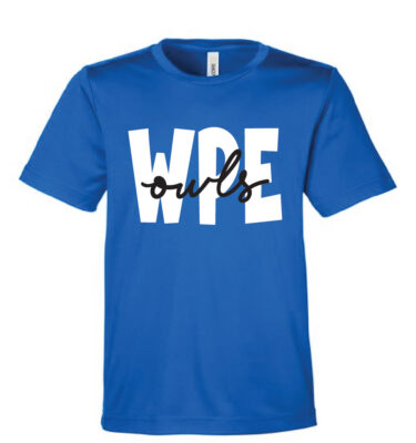 Woodland Pines Elementary- Blue Owls Dri-Fit Tee