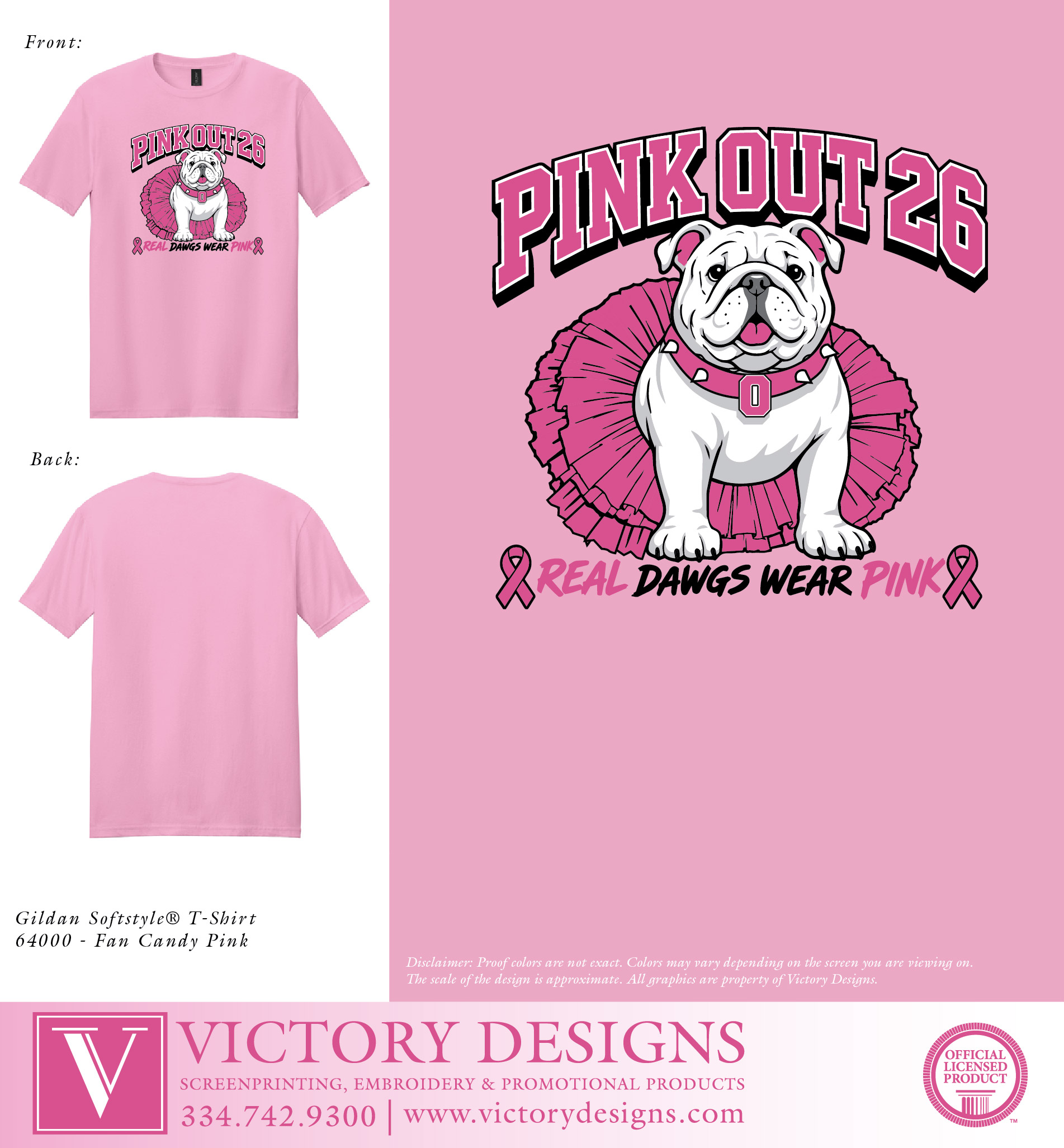 OHS Pink Out Tee 2026 - Image 2