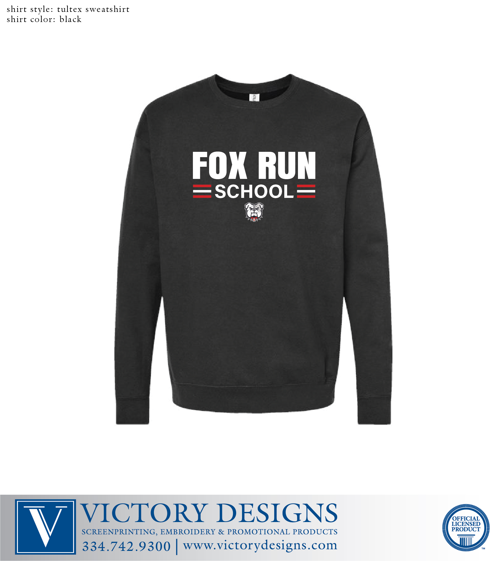 Fox Run School - Dawgs Sweatshirt - Image 2