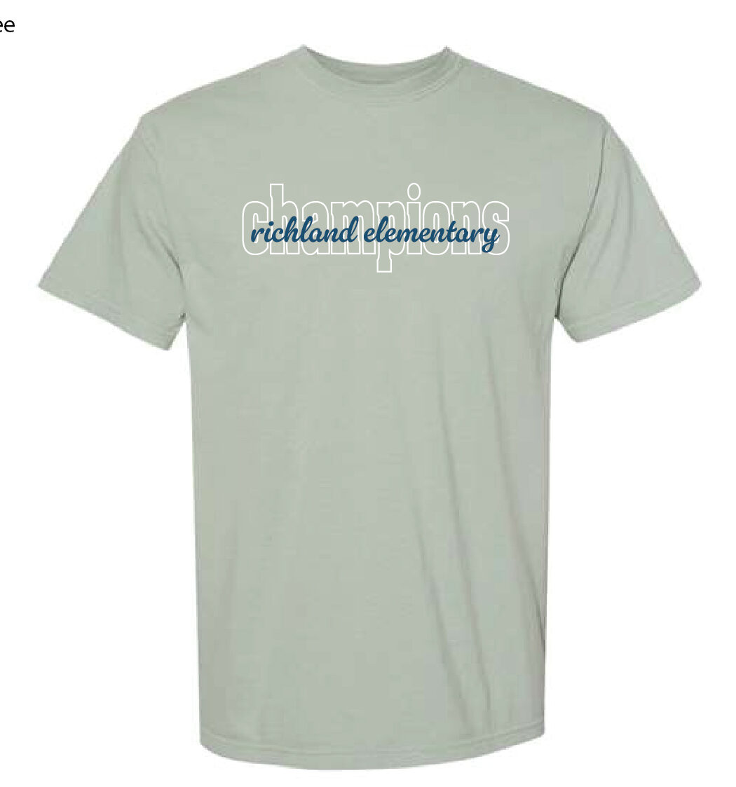 Richland Elementary - Bay Script T-Shirt