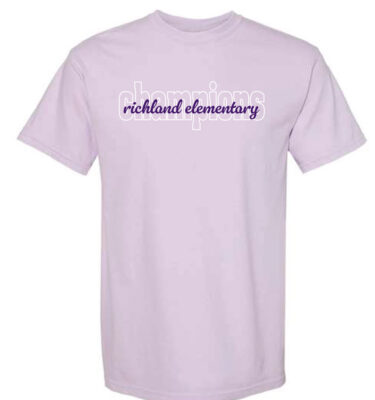 Richland Elementary - Orchid Script T-Shirt