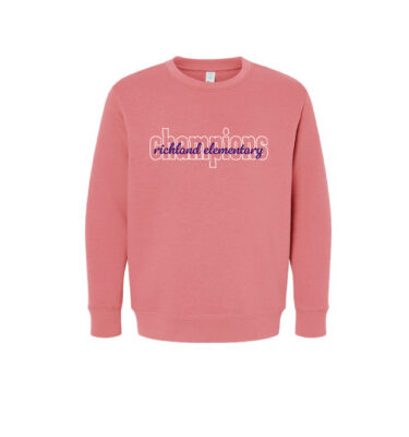 Richland Elementary - Mauvelous Script Crewneck Sweatshirt