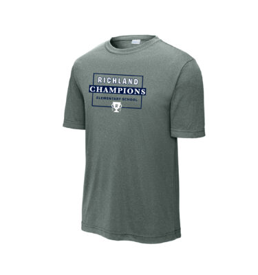 Richland Elementary - Grey Box Design Dri-Fit T-Shirt