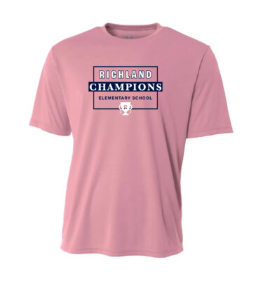 Richland Elementary - Pink Box Design Dri-Fit T-Shirt