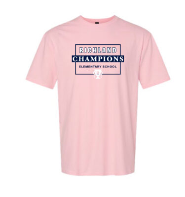 Richland Elementary - Pink Box Design T-Shirt